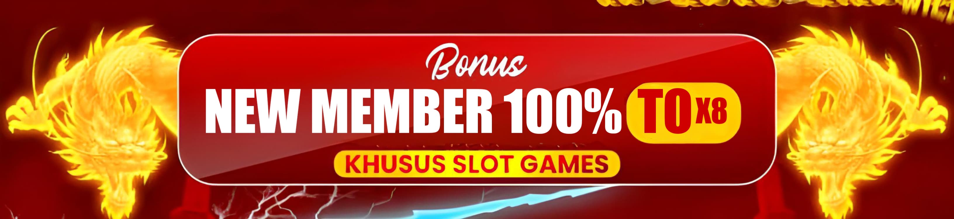 BONUS NEW MEMBER 100%